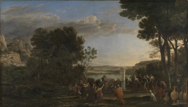Landscape with the Adoration of the Golden Calf - Claude Lorrain