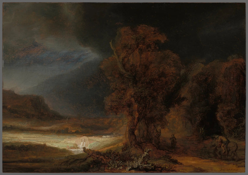 Landscape with the Good Samaritan - Rembrandt