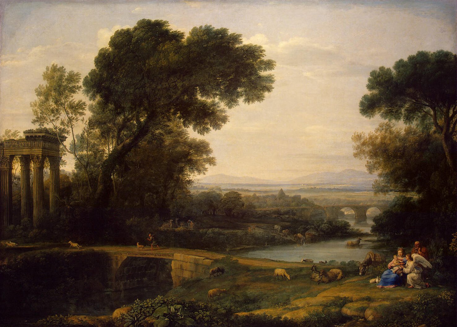 Landscape with the Rest During the Flight into Egypt - Claude Lorrain