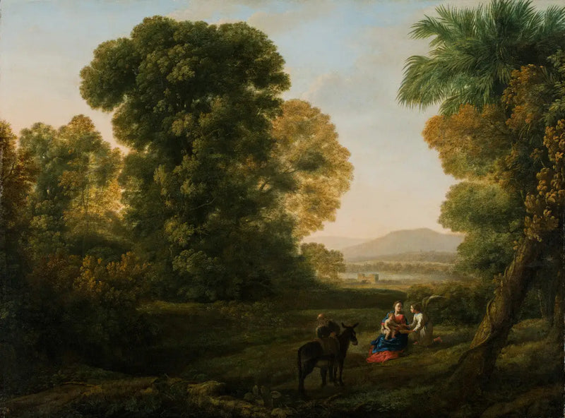 Landscape with the Rest During the Flight into Egypt - Claude Lorrain