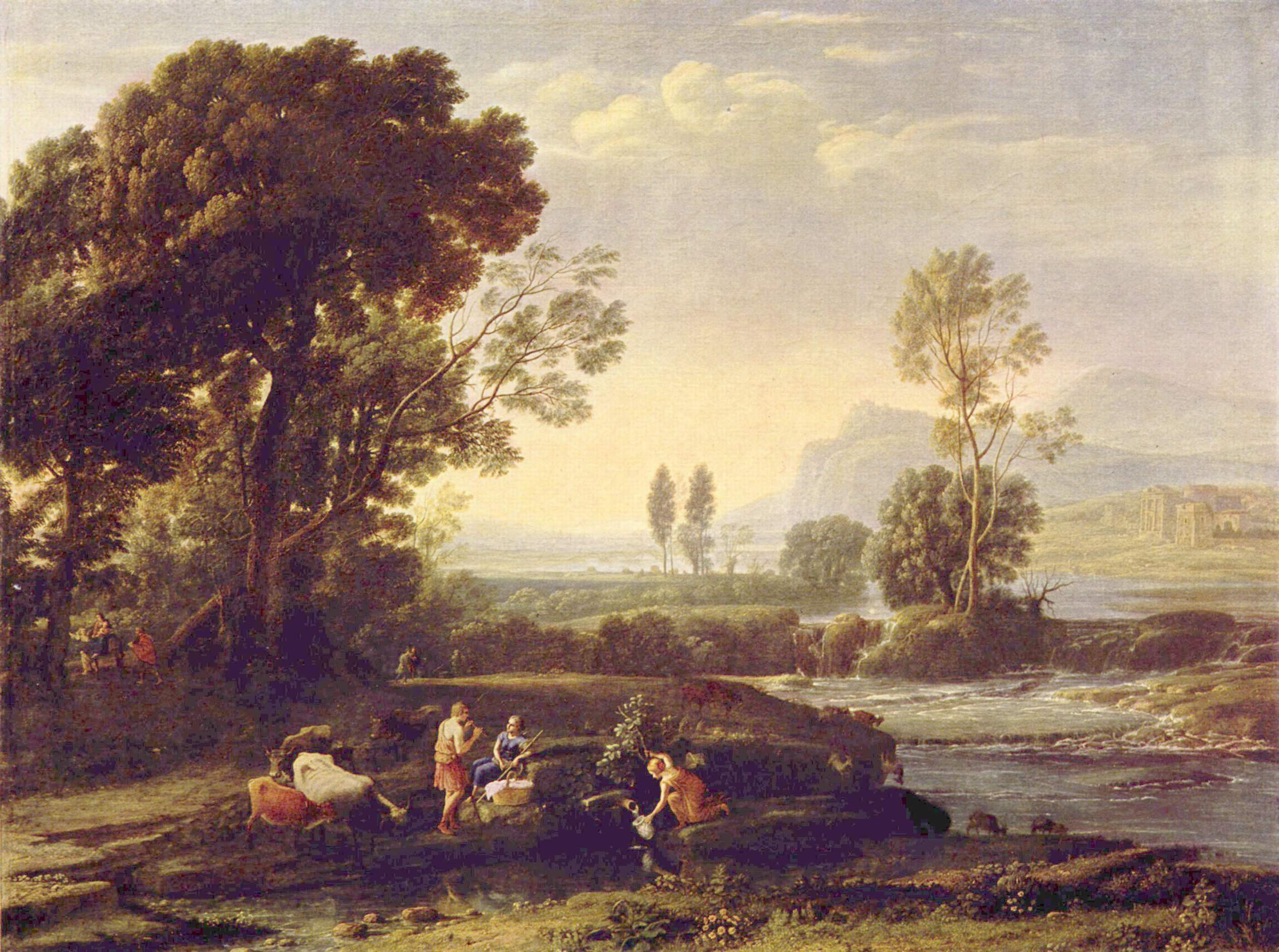 Landscape with the Rest During the Flight into Egypt - Claude Lorrain