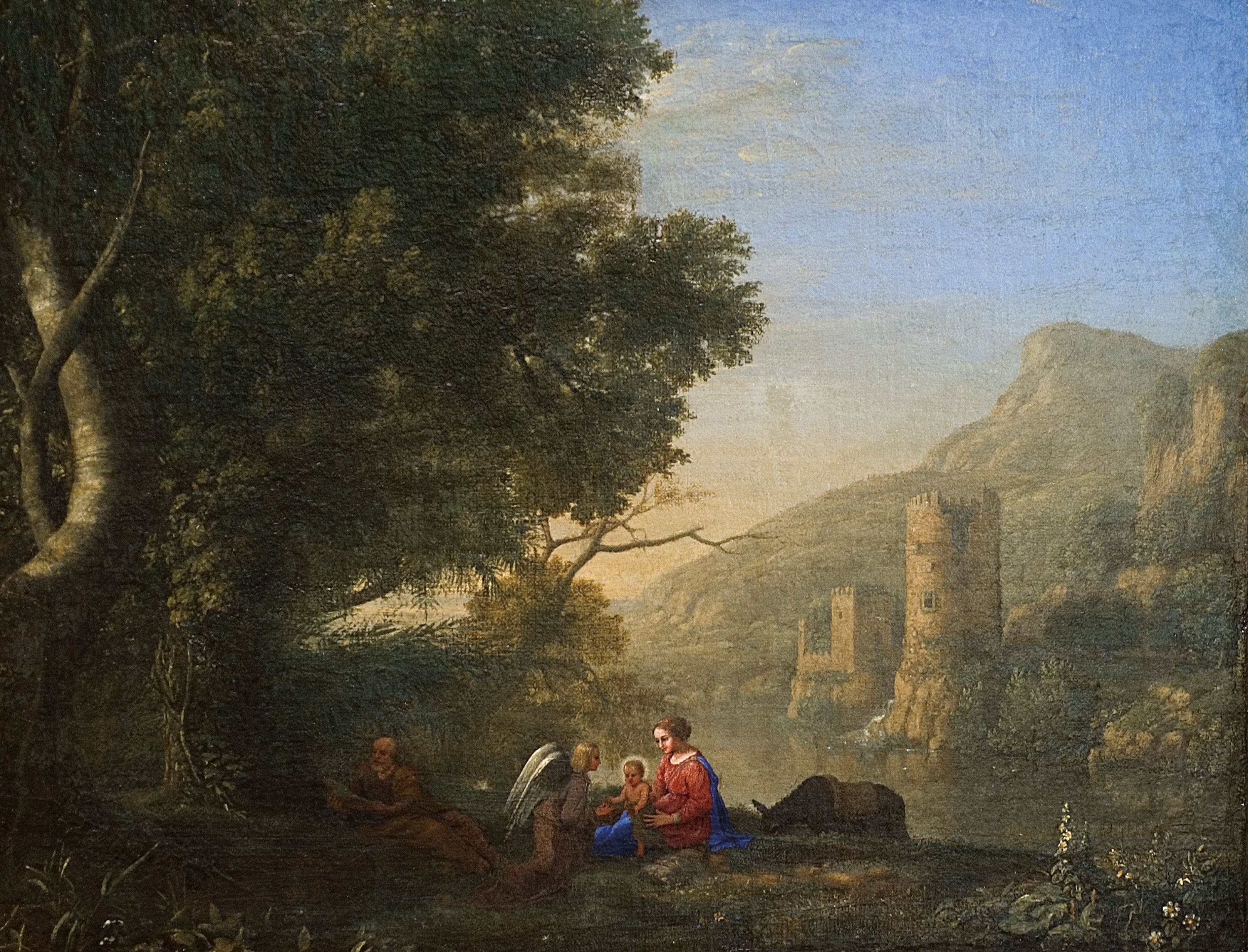 Landscape with the Rest During the Flight into Egypt - Claude Lorrain