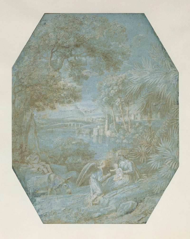 Landscape with the Rest During the Flight into Egypt - Claude Lorrain