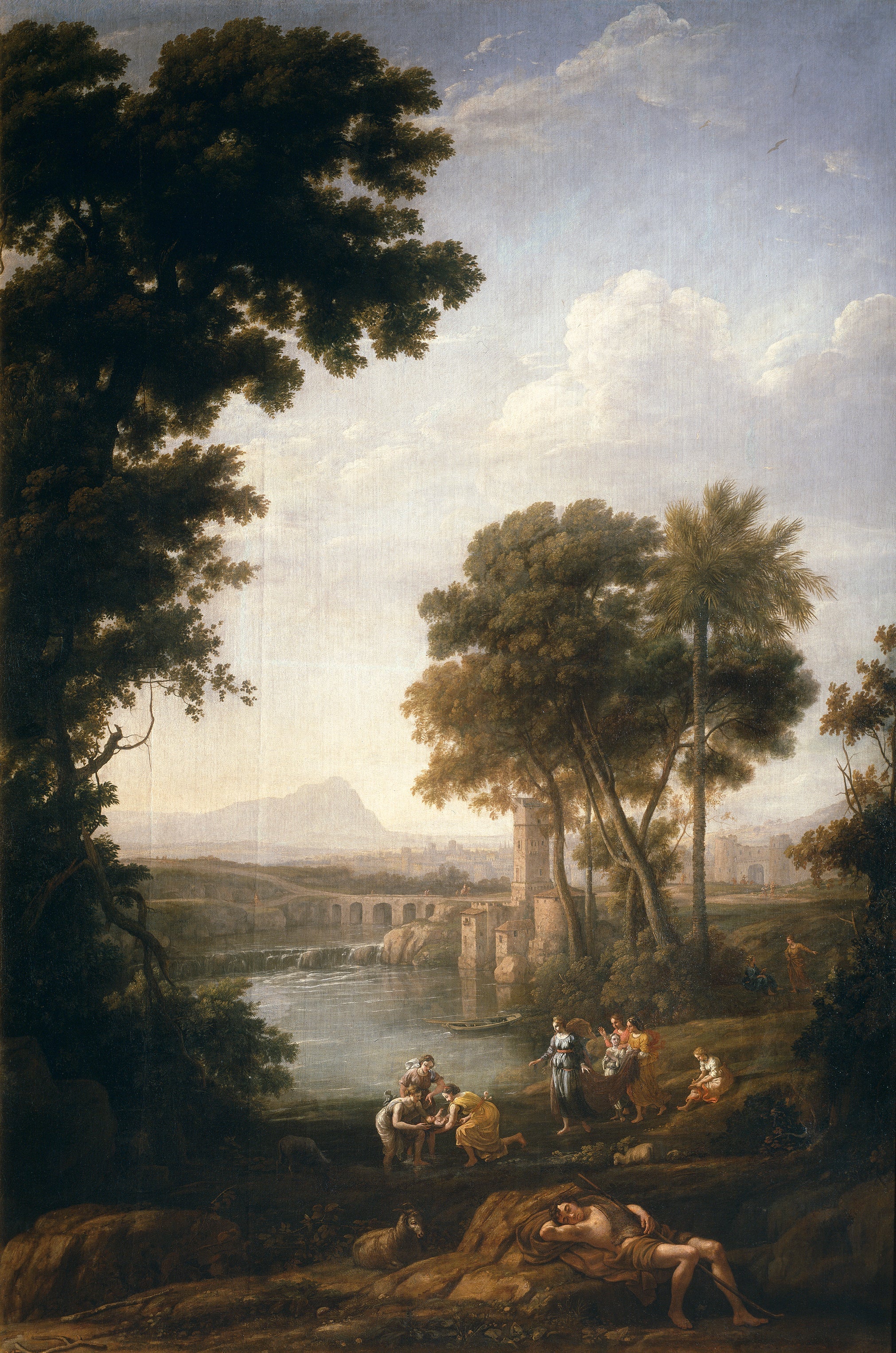 Landscape with Moses Saved from the Nile - Claude Lorrain