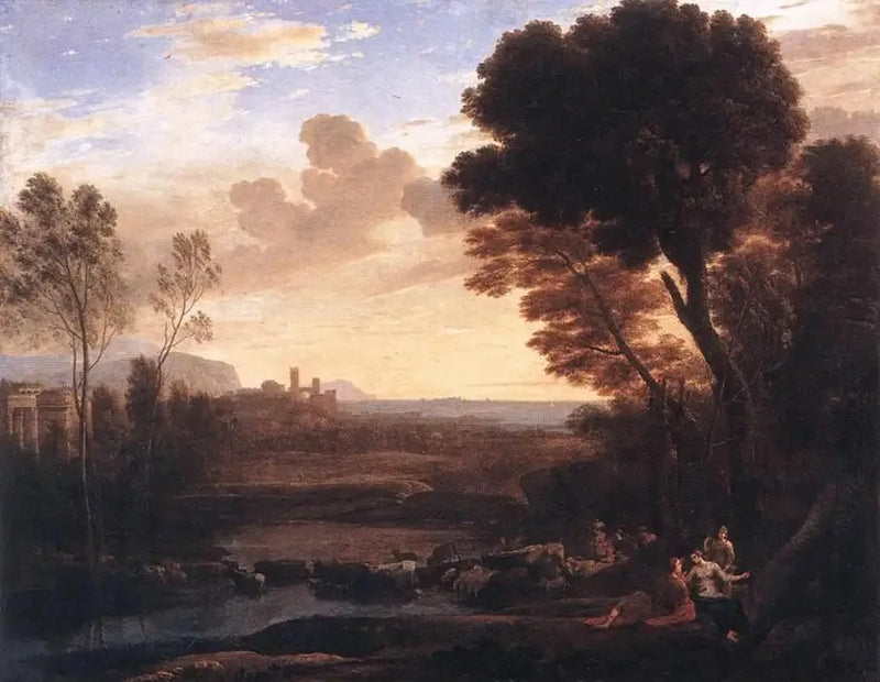Landscape with Paris and Oenone - Claude Lorrain