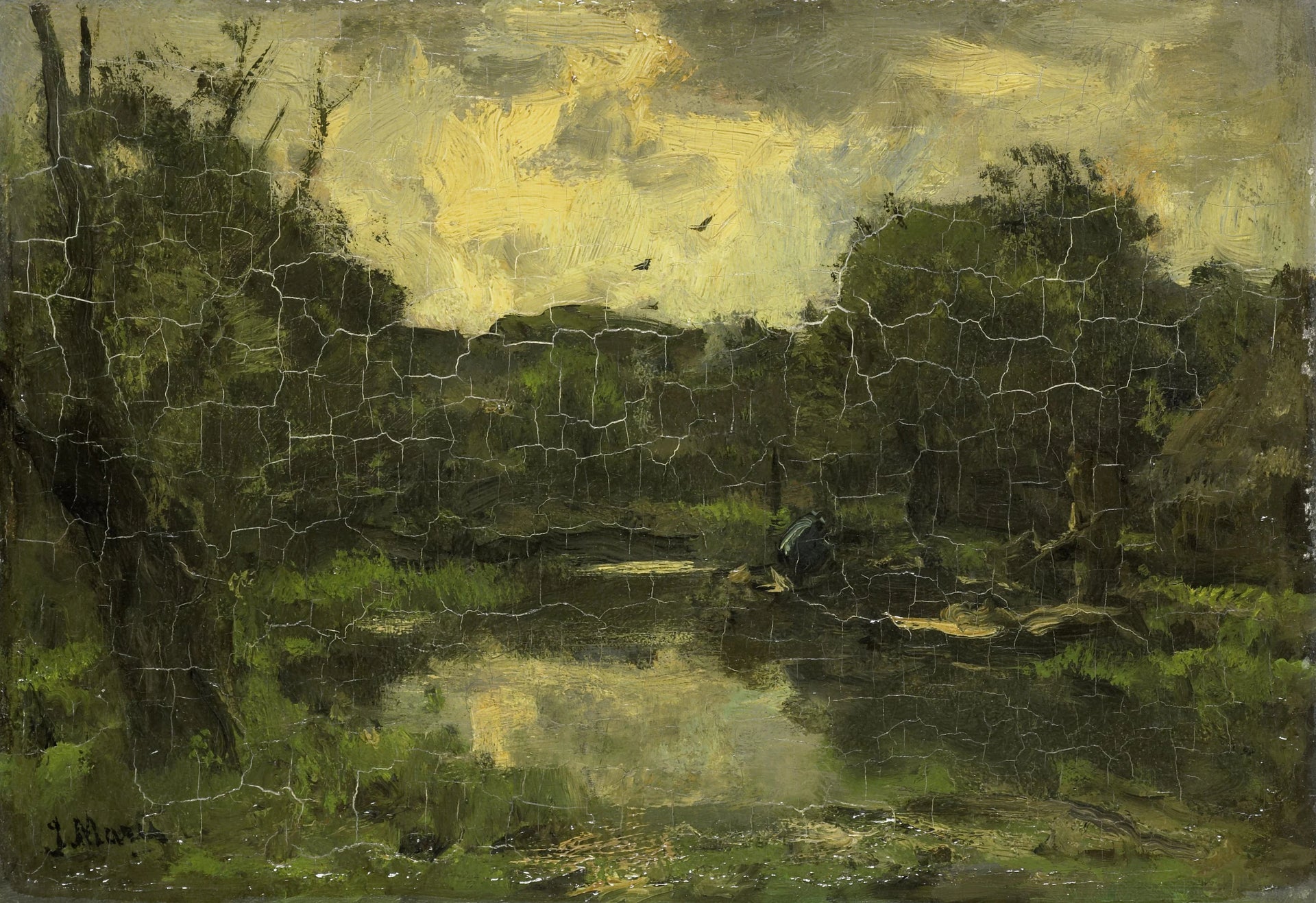 Paysage avec péniche - Jacob Maris