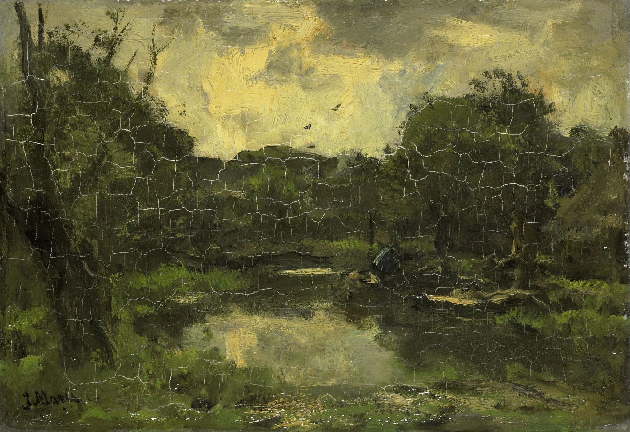Paysage avec péniche - Jacob Maris