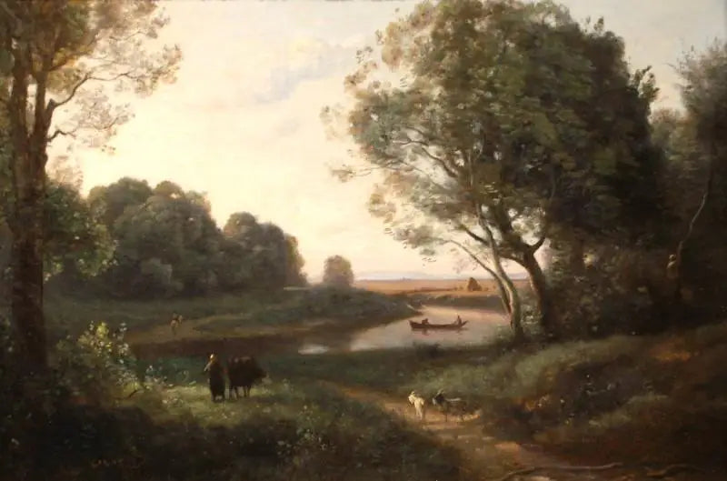Landscape with Figures - Jean-Baptiste Camille Corot
