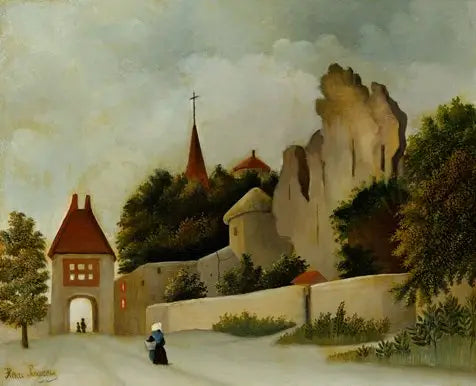 Paysage avec ruines - Henri Rousseau - Alpha Reproduction