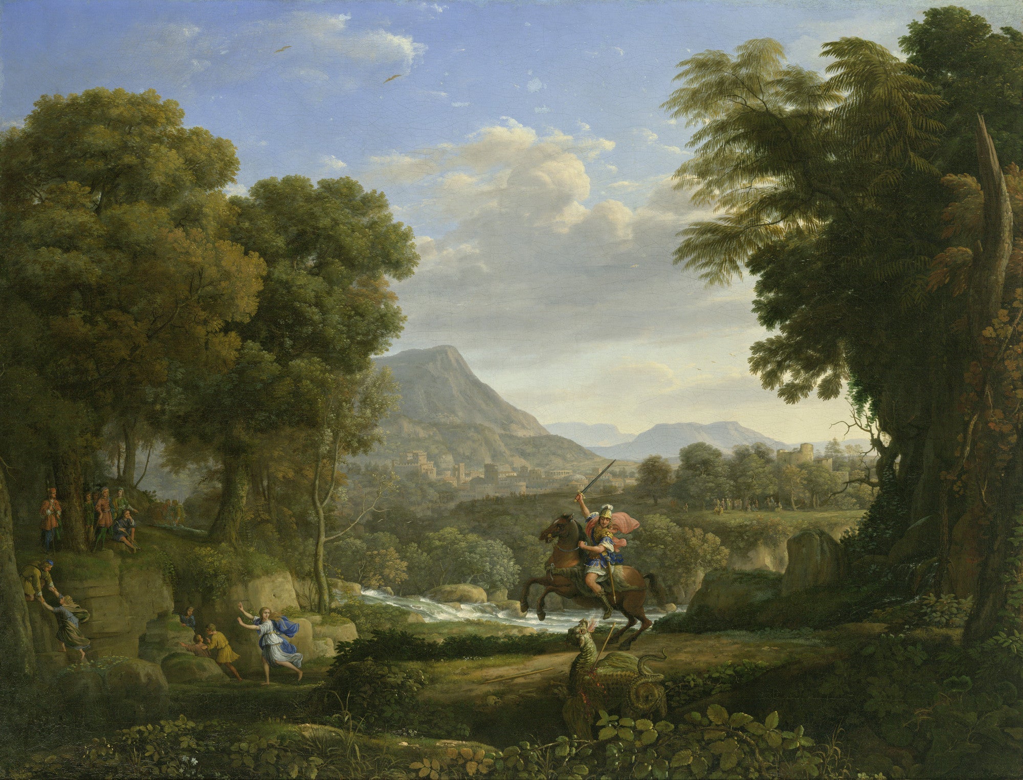 Landscape with Saint George and the Dragon - Claude Lorrain