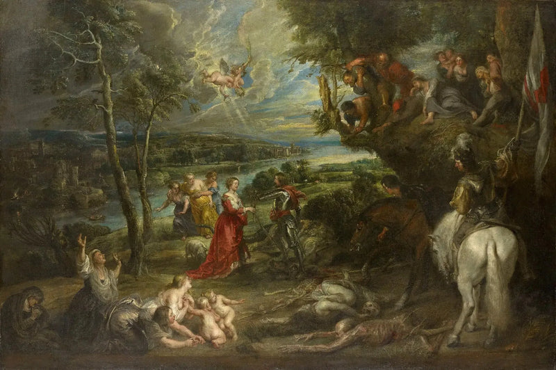 Landscape with Saint George and the Dragon - Peter Paul Rubens