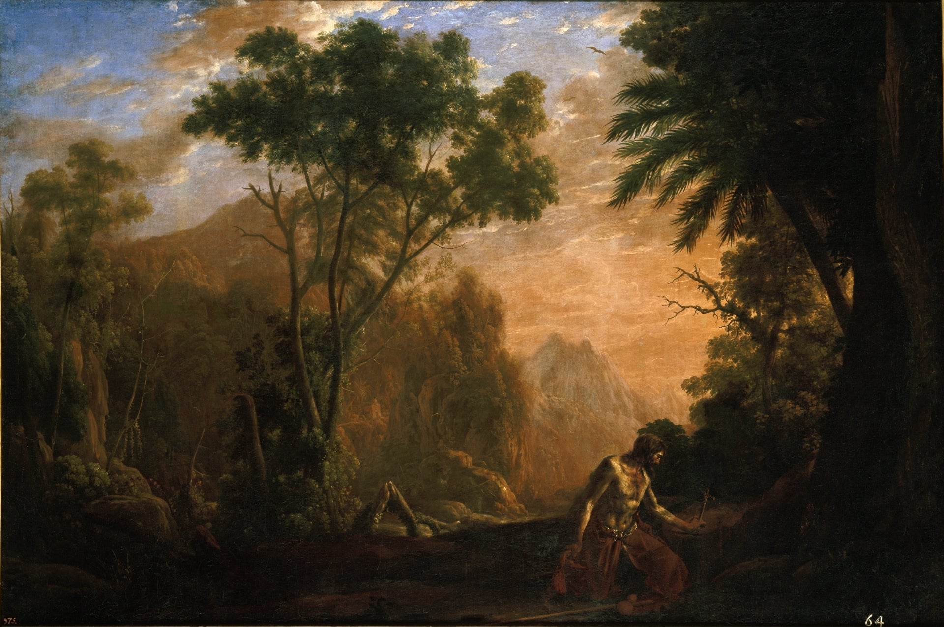 Landscape with Saint Onuphre - Claude Lorrain