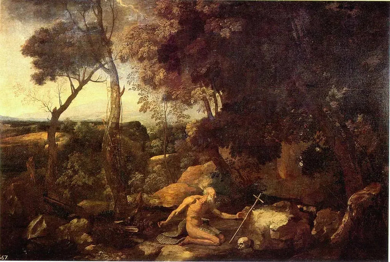 Landscape with Saint Paul the Hermit - Nicolas Poussin