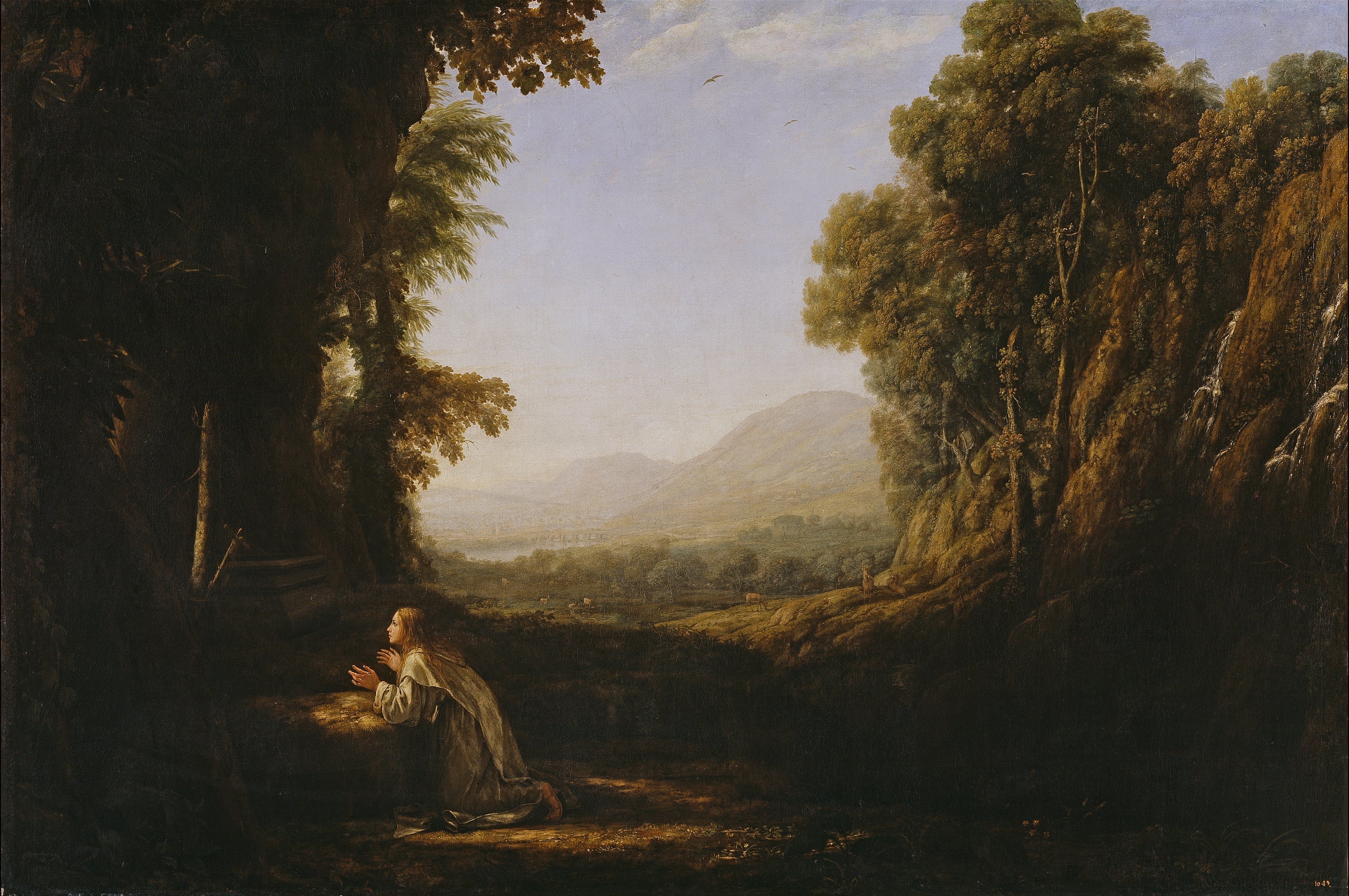 Landscape with Sainte María de Cervelló - Claude Lorrain