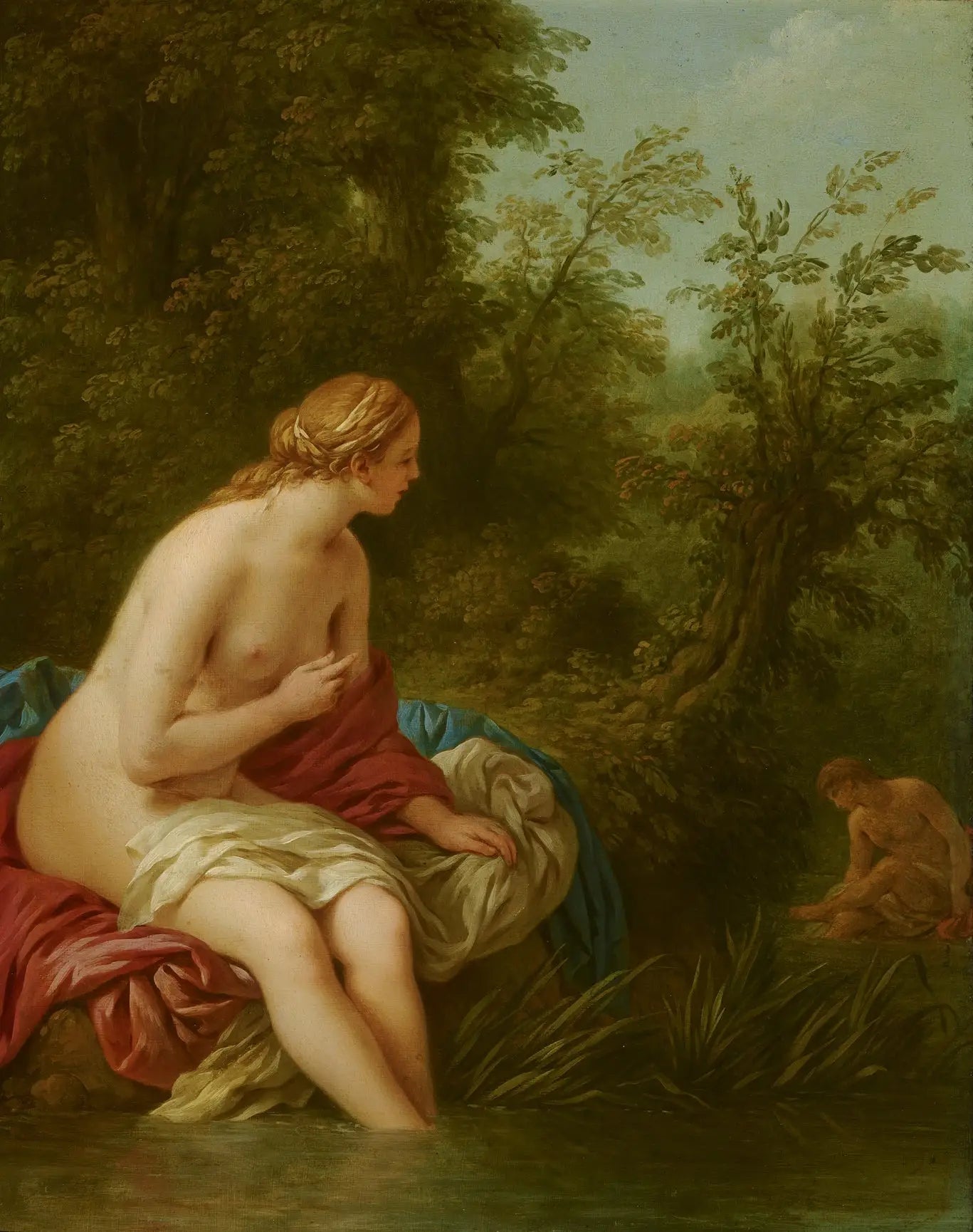 Paysage avec Salmacis et Hermaphrodite - Louis Jean François Lagrenée - Alpha Reproduction
