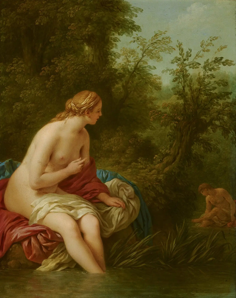 Landscape with Salmacis and Hermaphrodite - Louis Jean François Lagrenée