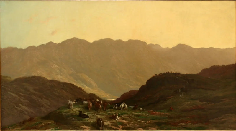 Landscape with Herd - Gustave Doré