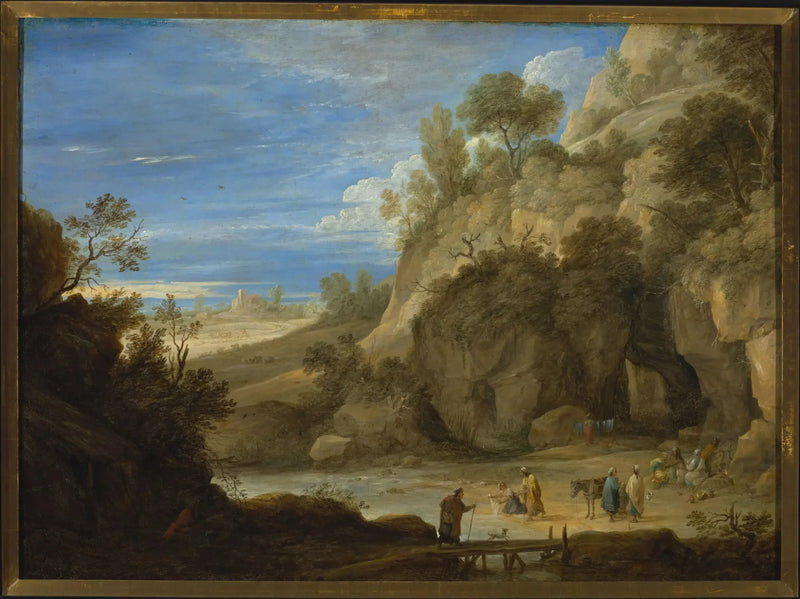 Landscape with a Gypsy Camp - David Teniers the Younger