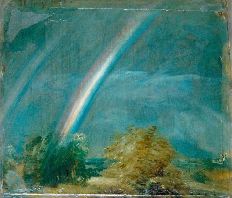 Landscape with a Double Rainbow - John Constable