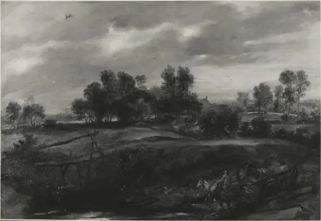 Landscape with a Carriage - Peter Paul Rubens