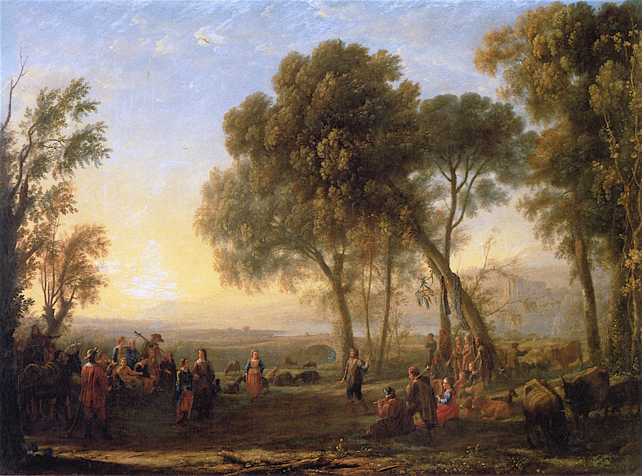 Landscape with a Country Dance - Claude Lorrain