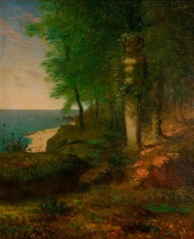 Landscape with a Terminal Figure - Jean-François Millet
