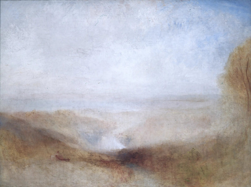 Landscape with a River and a Bay in the Distance - J. M. W. Turner