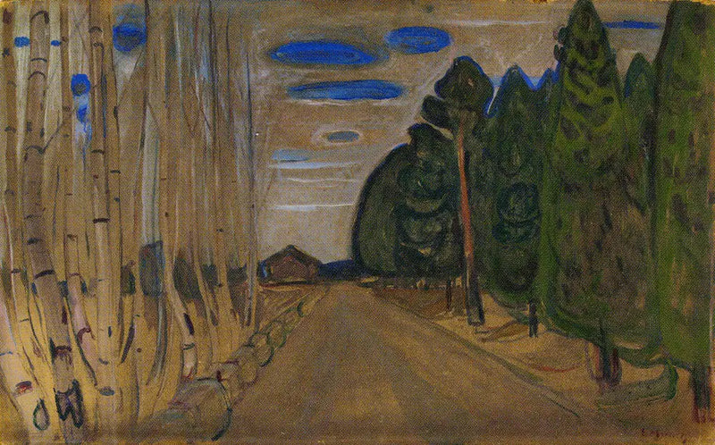 Landscape with a Road - Edvard Munch