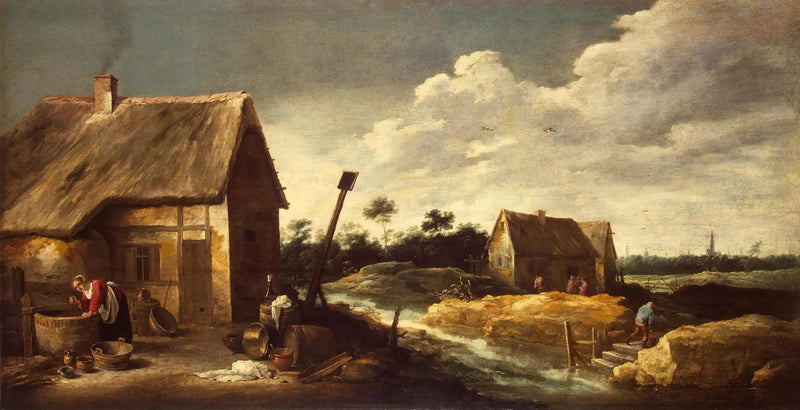 Landscape with a Servant at the Well - David Teniers the Younger