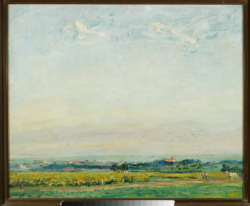 Landscape with View of Landau - Max Slevogt