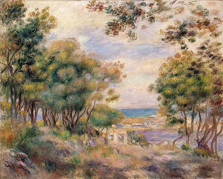 Landscape at Beaulieu - Pierre-Auguste Renoir