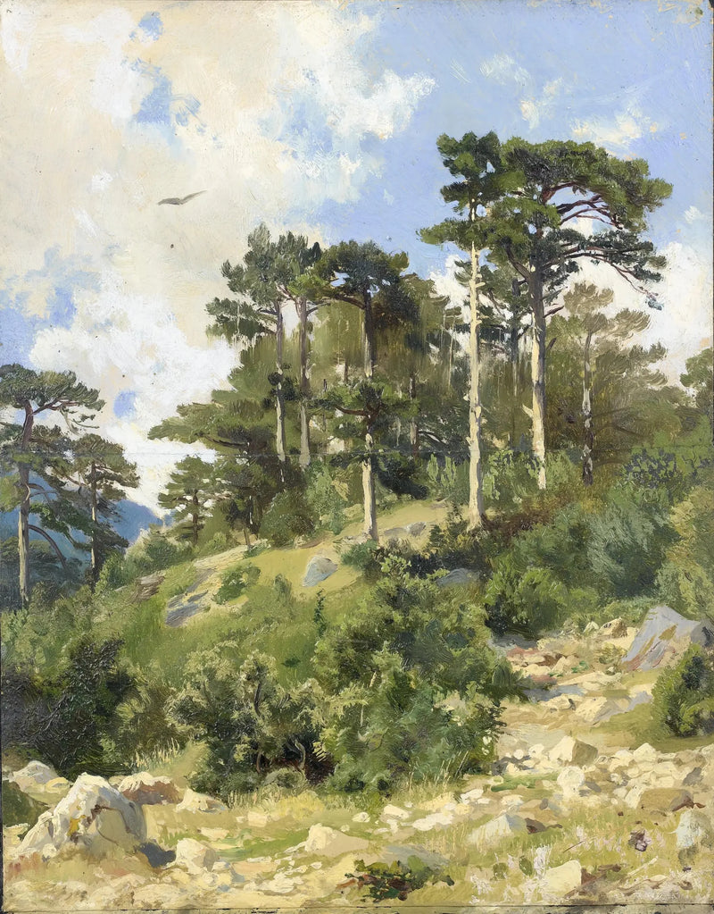 Wooded landscape - Ivan Chichkine