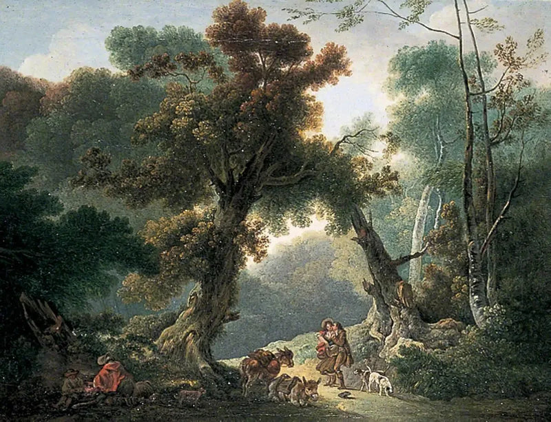 Wooded landscape - Thomas Gainsborough