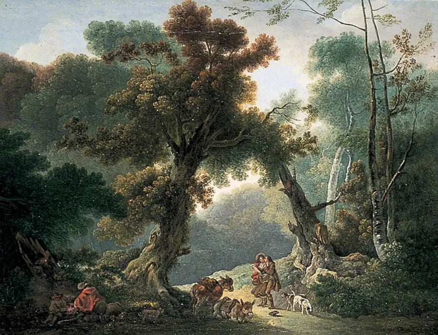 Wooded landscape - Thomas Gainsborough