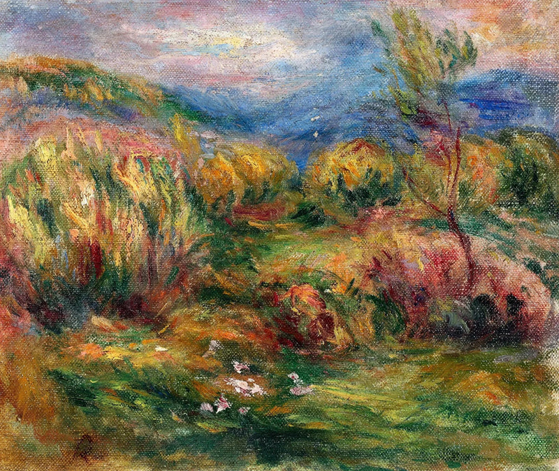 Landscape of Cagnes-sur-Mer - Pierre-Auguste Renoir