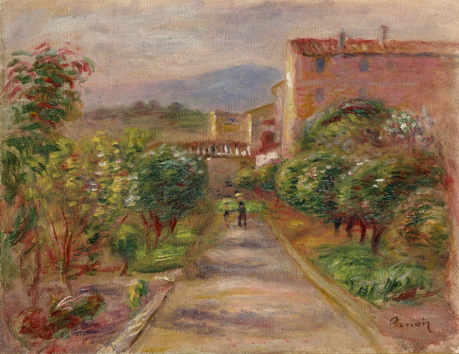 Landscape at Cagnes - Pierre-Auguste Renoir