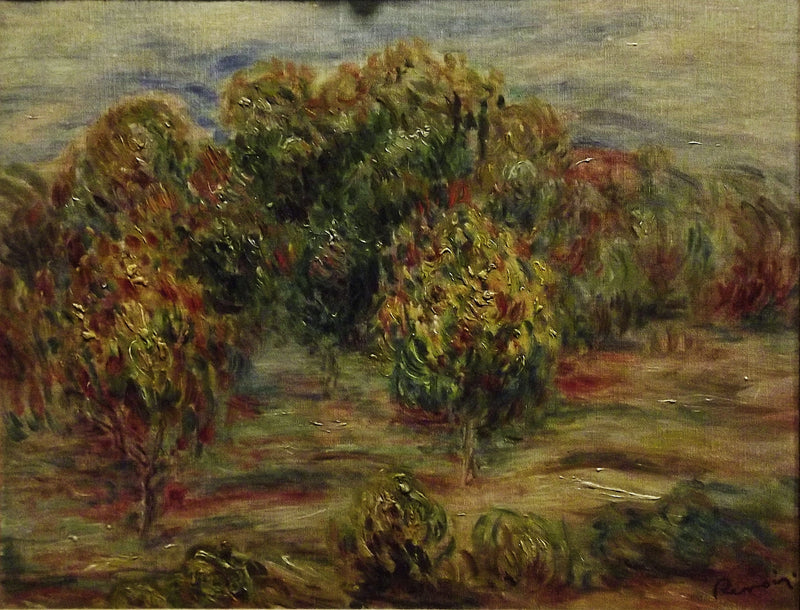 Landscape near Cagnes - Pierre-Auguste Renoir