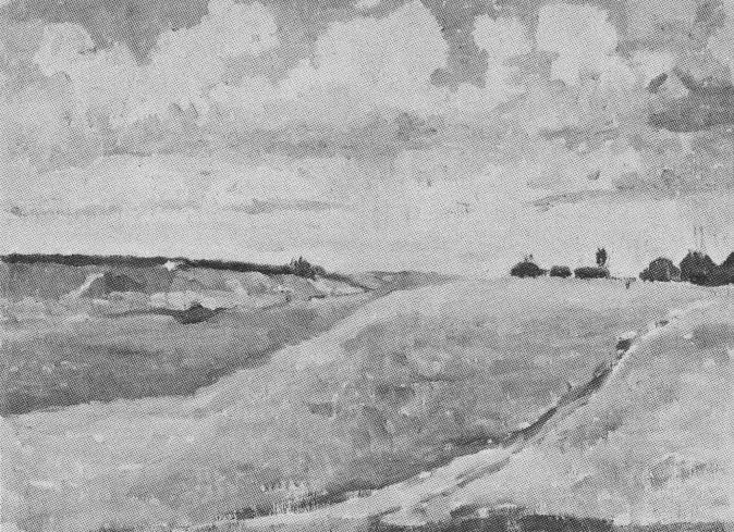 Landscape, fields - Kazimir Malevich