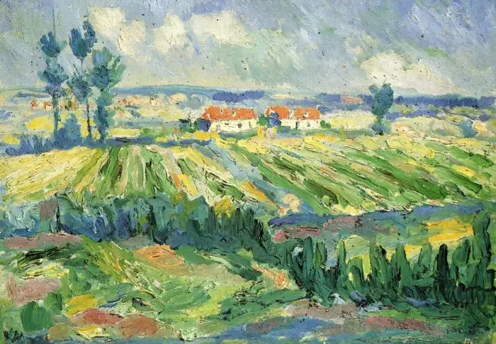 Landscape, fields - Kazimir Malevich