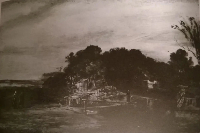 Landscape with Cottages - Rembrandt