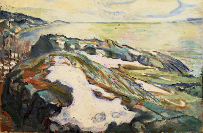 Coastal Landscape of Hvitsten - Edvard Munch