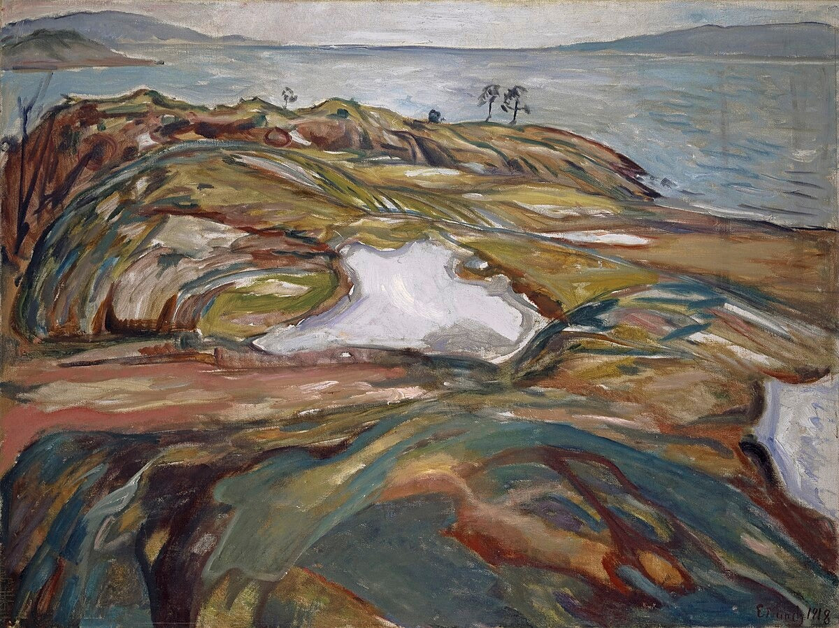 Coastal Landscape - Edvard Munch