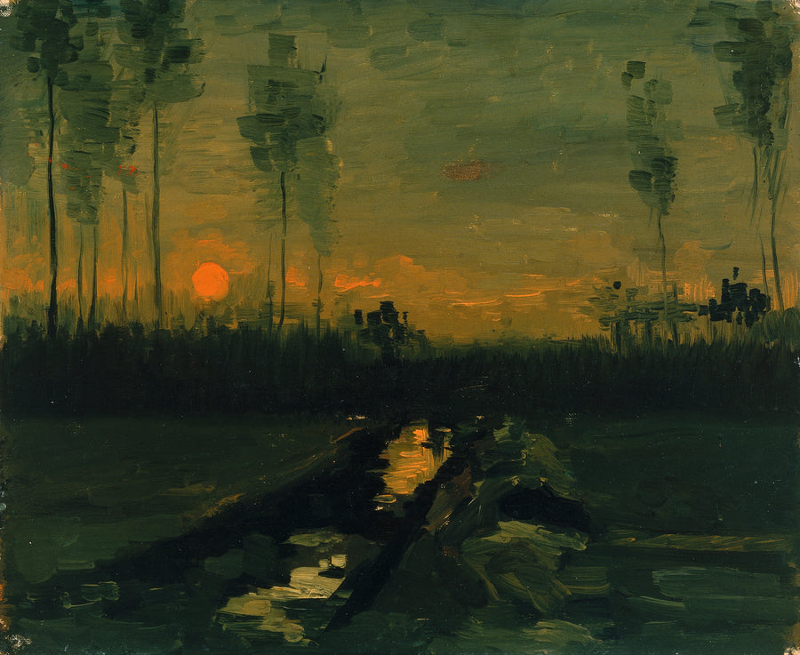 Landscape at Sunset - Vincent van Gogh