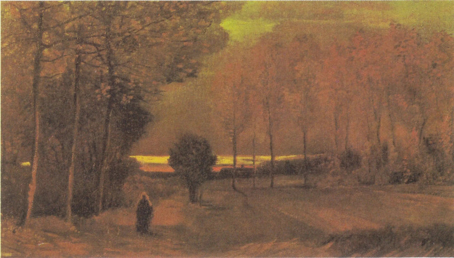 Autumn Landscape at Dusk - Vincent van Gogh