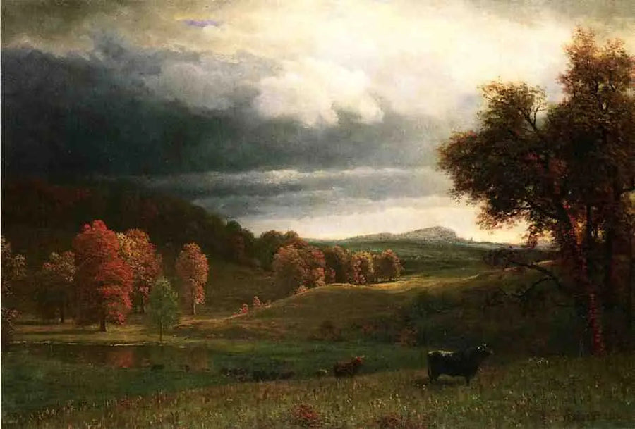 Autumn Landscape, The Catskills - Albert Bierstadt