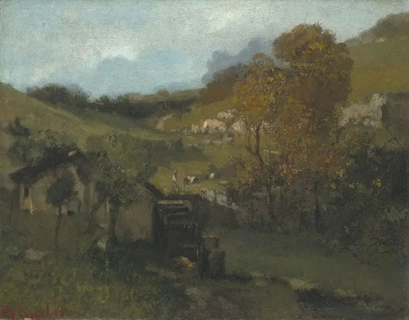 Summer Landscape - Gustave Courbet