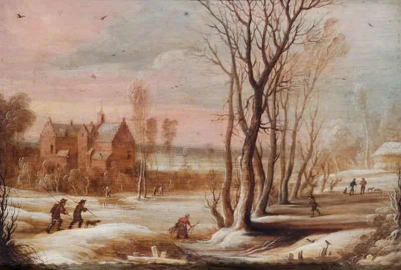 Winter Landscape - David Teniers the Younger