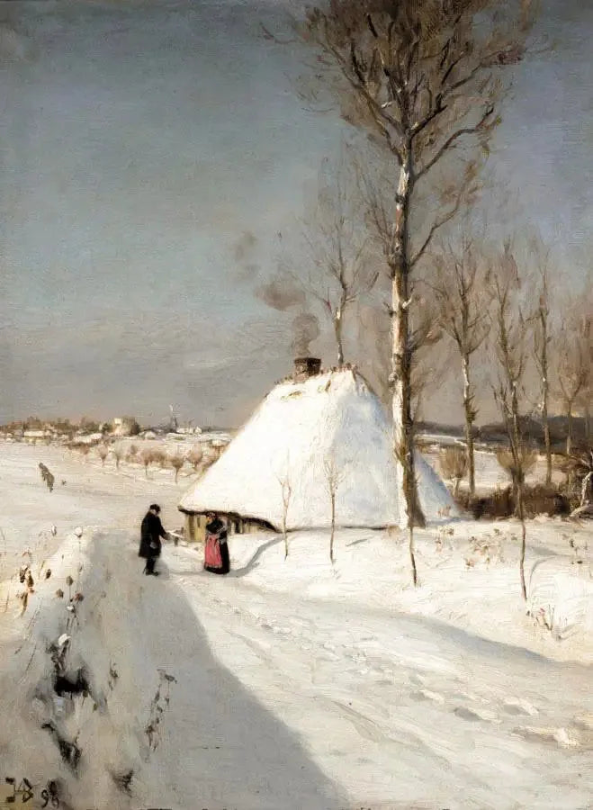 Winter Landscape. - H. A. Brendekilde