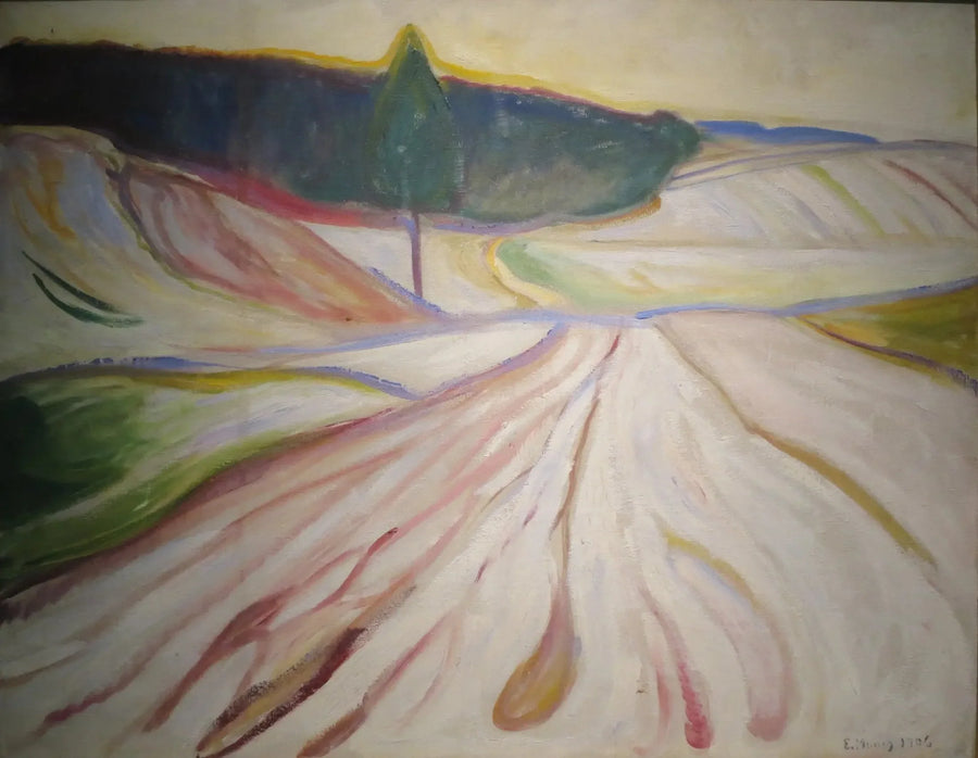Winter Landscape, Thuringia - Edvard Munch