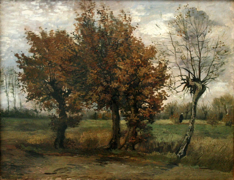 Autumn Landscape with Four Trees - Vincent van Gogh
